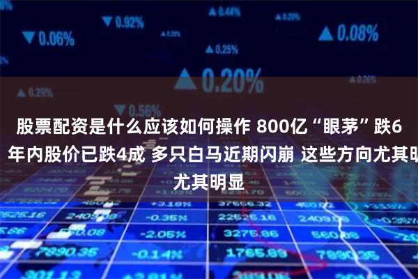 股票配资是什么应该如何操作 800亿“眼茅”跌6%！年内股价已跌4成 多只白马近期闪崩 这些方向尤其明显